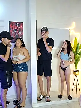 Hi, I'm Tiffany. We're going to have fun. Shhh, the neighbors might see us.