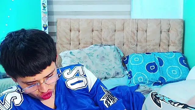 _justinmoon2 (M young) - 🔥💙 BIG EXPLOSION OF CUM! 🔥💙