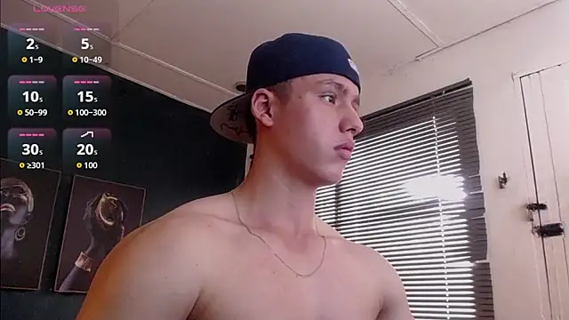 deivid_parker (M twink) - masturbation with lush for 5 minutes