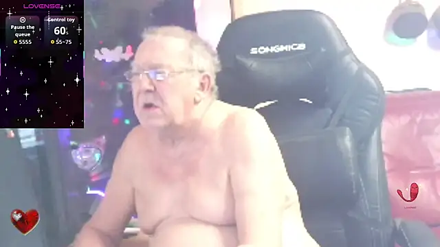 bebitzu (M grandpa) - let's my toy sucke me 5 min