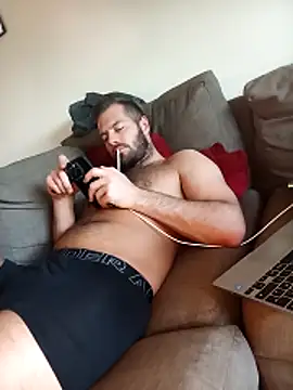 the_cheeky_alpha (M young) - full on wank a spit moan shoot