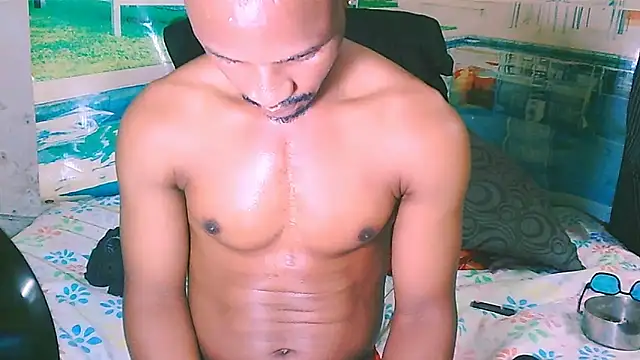 ebonytiger69 (M young) - jack off hard nd cum again  Tiger