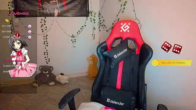 fruttitatti (F young) - dildo doggy on the chair