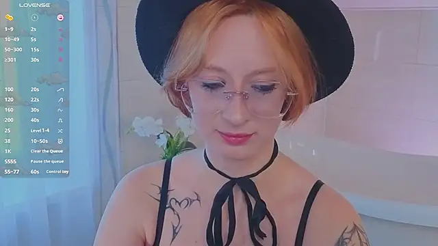 wickedember (F teen) - show tits + tease slow