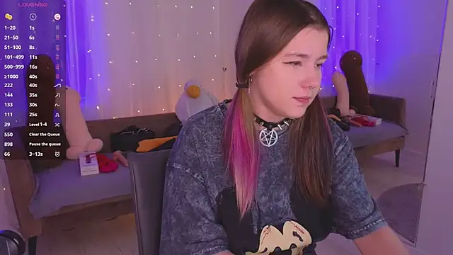 mira_falls (F young) - Topless nipples play