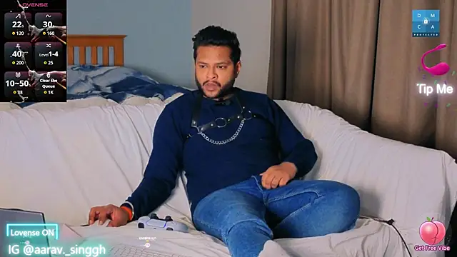 aarrav_hotty (M young) - Strip and cum #indian #lovense #bigcock