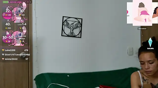 malikanoor (F teen) - FUCK DILDO +  CONTROL DOMI 3X MIN