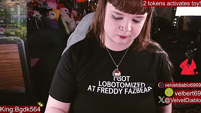 velvetdiablo - VelvetDiablo's free webcam