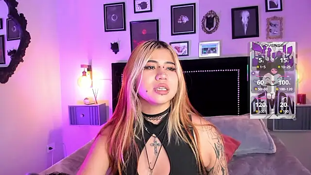 pinkk_deemon (F teen) - Bounce topples boobs  ♥