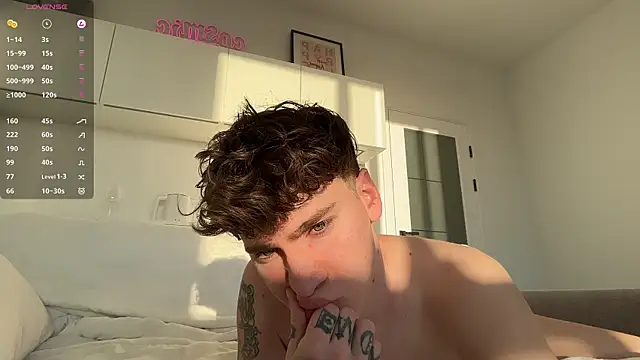 evan__white_ (M young) - Morning cum! Make my toy vibrate with a