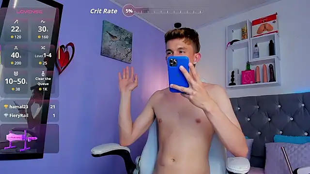 juaan_diick (M twink) - cum show public with oil