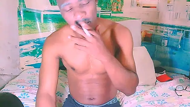 ebonytiger69 (M young) - jack off hard nd cum again  Tiger