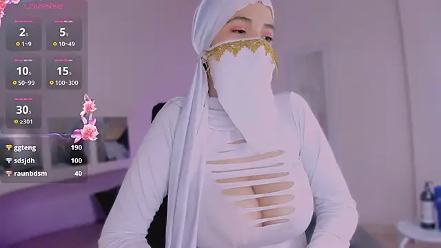 salma_isawwii (F young) - Oil sexy buttocks + spank my ass x 10