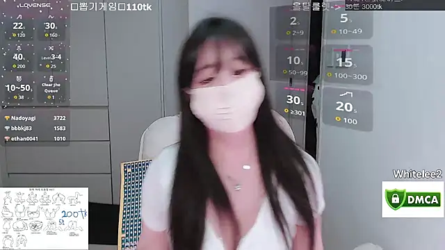 whitelee2 (F young) - 💜팬티벗 5분💜 take off pantie 5min