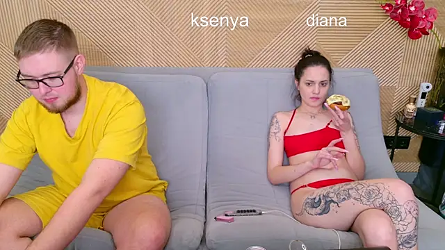 ksenny (G young) - threesome sex + creampie