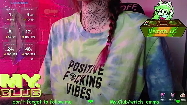 witch_emma - Witch_Emma's free webcam - UK Sex Cams