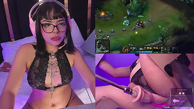 nyveth (F young) - 30 Slaps on tits + 3 Min Machine 🖤🔥😈