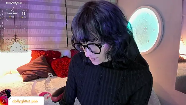 ghosty_doll (F teen) - deepthroat + milk on boobs