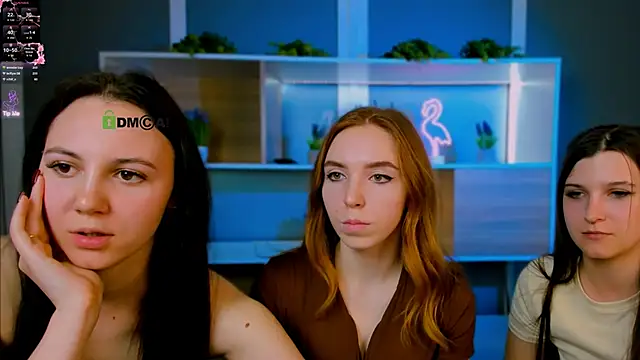 stella_flower (G teen) - play with boobs while clothes