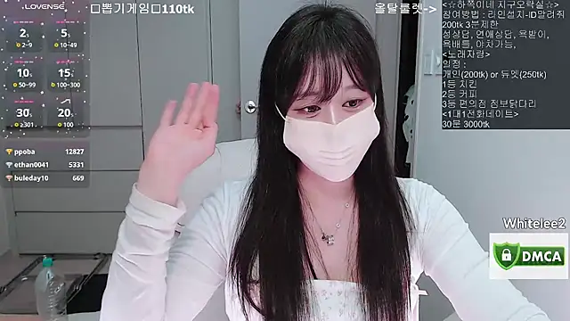 whitelee2 (F young) - 💜팬티벗7분💜 take off pantie 7min