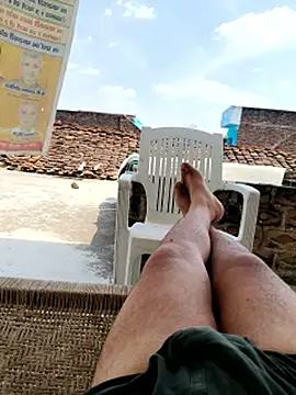 desii_rockstarr (Ask my age) - Risky Full nude show on terrace 😱