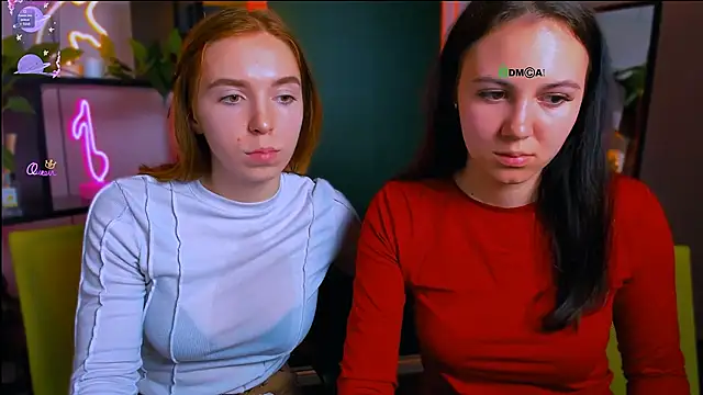 stella_flower (G teen) - touch each other's breasts