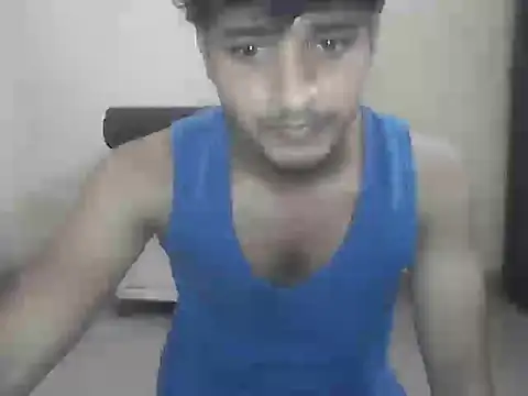 adithya123h (M twink) - shirt off+ flexing all muscles