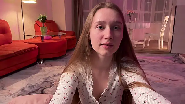 sharanewbern (F teen) - doggy on the floor and touch asshole