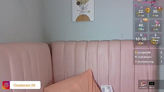 Cloedurant live cam profile