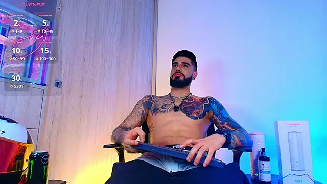 asmodeus_bael_ (M young) - oil on my body and cock