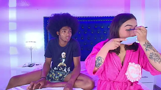 cristal_and_luke (Ask my age) - honey in my boobs + suck my boobs