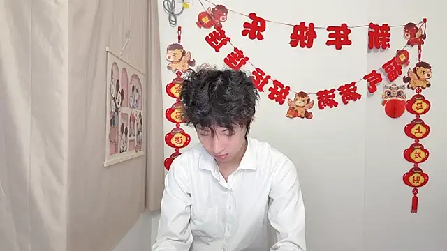 afahyu (M twink) - 保裸自慰并且勃起一分钟Masturbating naked and achiev