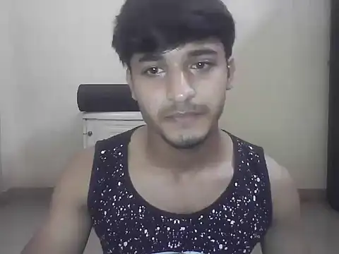 adithya123h (M twink) - shirt off+ flexing all muscles