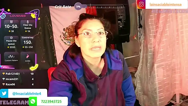 LaInsaciableIntensa webcam