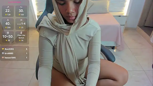 jalilat_billal (F teen) - masturbation + squirt