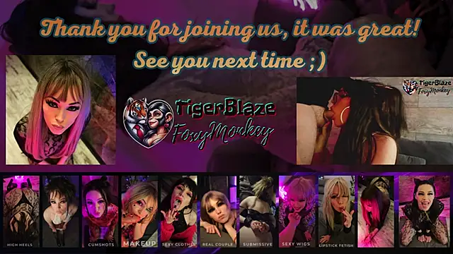TigerBlazeFoxyMonkey webcam