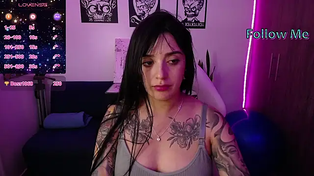 hibridaaa20 (F young) - strip show and anal big dildo