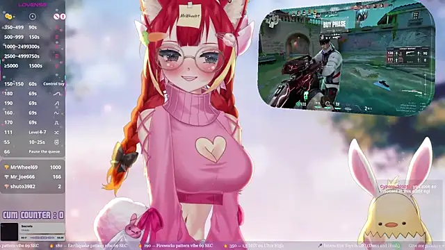 lewdfoxy_vt - LewdFoxy_VT's free webcam - UK Sex Cams