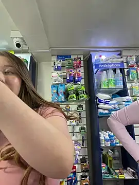 roouse (F young) - SOFIA SUCKS MY BOOBS IN THE PHARMACY Sh!