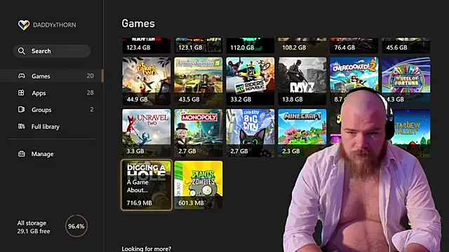 daddy_thorn (G young) - Testing Audio equipment. Say hi!