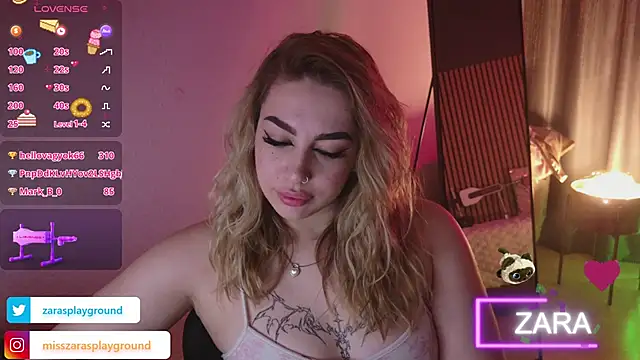 zarasplayground - ZarasPlayground's free webcam - UK Sex Cams