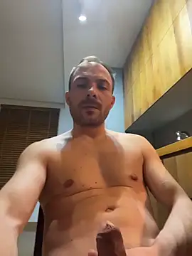 adventurehotman (Ask my age) - Cumshoot at kitchen when she at work