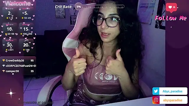 abysparadise - Abysparadise's free webcam - UK Sex Cams