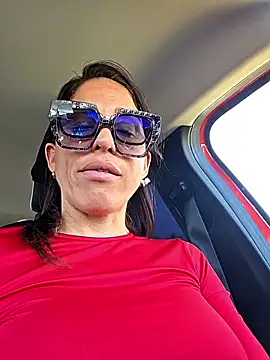 sexy7883 (G milf) - Parking public-@boobs play outside