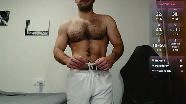 cutehairymacho webcam