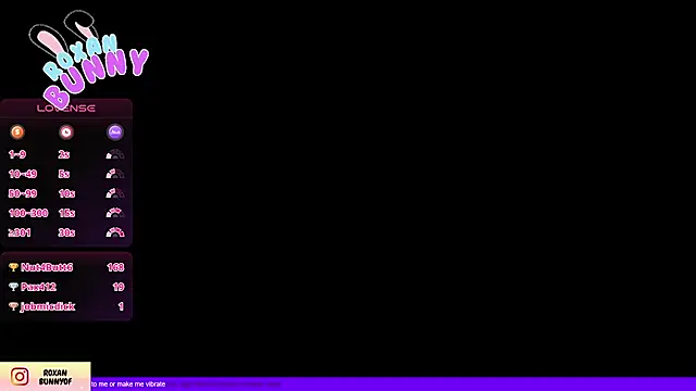 Roxanbunny1 webcam