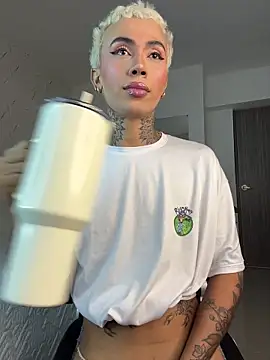 miss_tatiana_ (T young) - BIG CUMSHOT and ride huge dildo