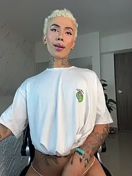 miss_tatiana_ (T young) - BIG CUMSHOT and ride huge dildo