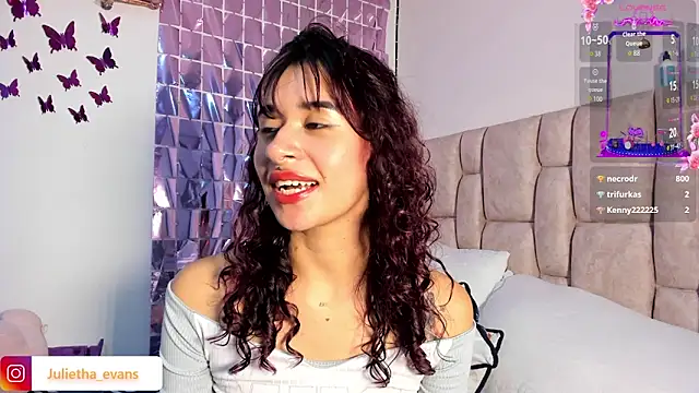 Julietha-evans webcam
