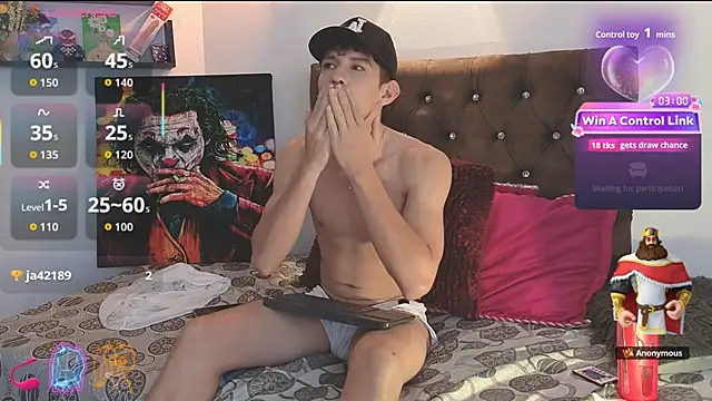flowers18 (M twink) - naked show cum or sexydance